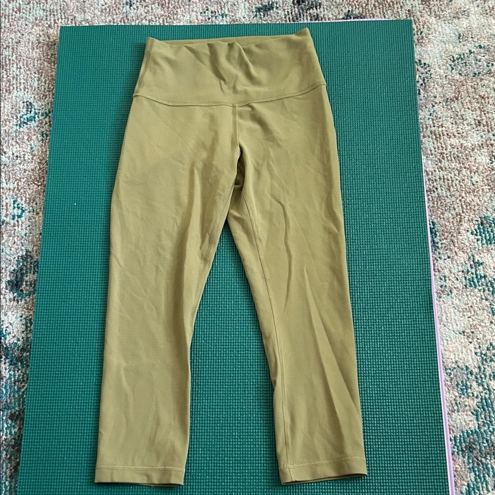 Lululemom olive green leggings